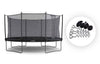 Oval | 3.5 m x 2.5 m Trampoline + Anchor Bundle